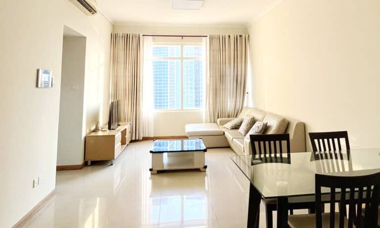 Saigon Pearl toà Topaz căn 2 phòng ngủ cho thuê đủ nội thất view sông giá tốt