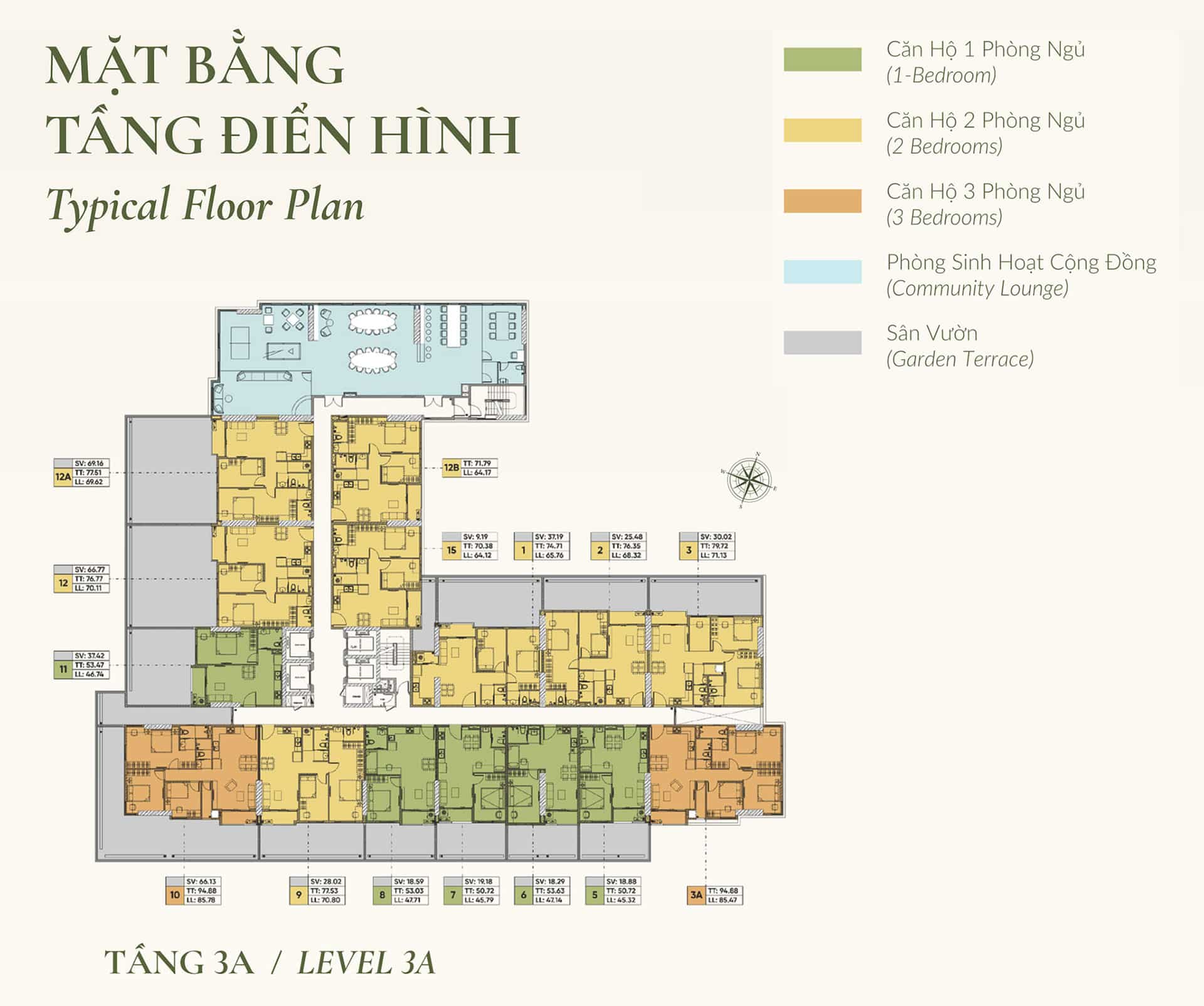 Mặt bằng căn hộ Legacy 66 chi tiết layout & thiết kế tối ưu