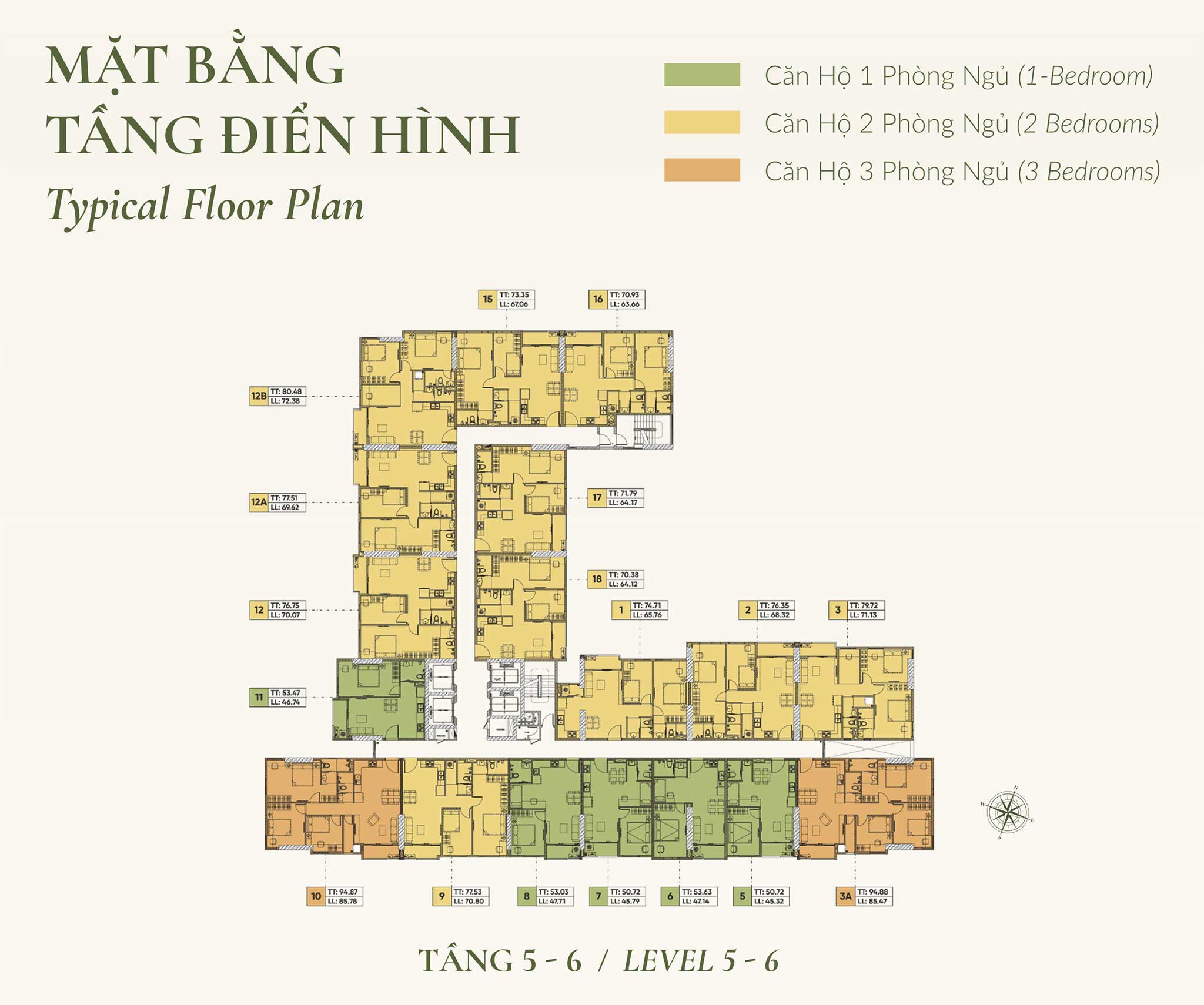 Mặt bằng căn hộ Legacy 66 chi tiết layout & thiết kế tối ưu