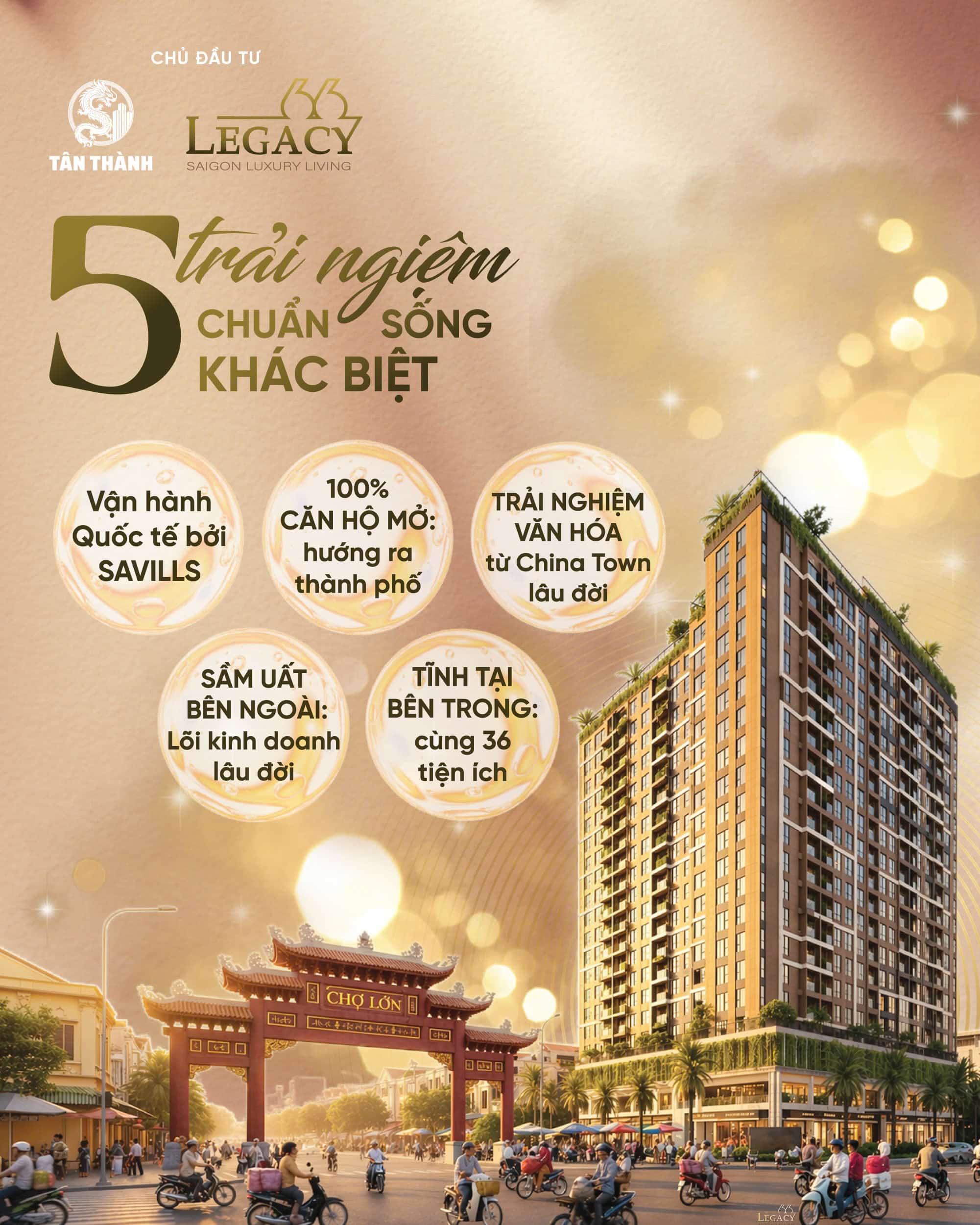 5 Trải Nghiệm sống khác biệt Tại Legacy 66 Tân Thành