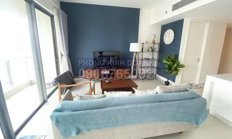 Gateway Thảo Điền căn hộ 2 phòng ngủ cho thuê đủ nội thất lầu cao view mát
