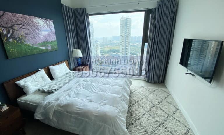 Gateway Thảo Điền căn hộ 2 phòng ngủ cho thuê đủ nội thất lầu cao view mát