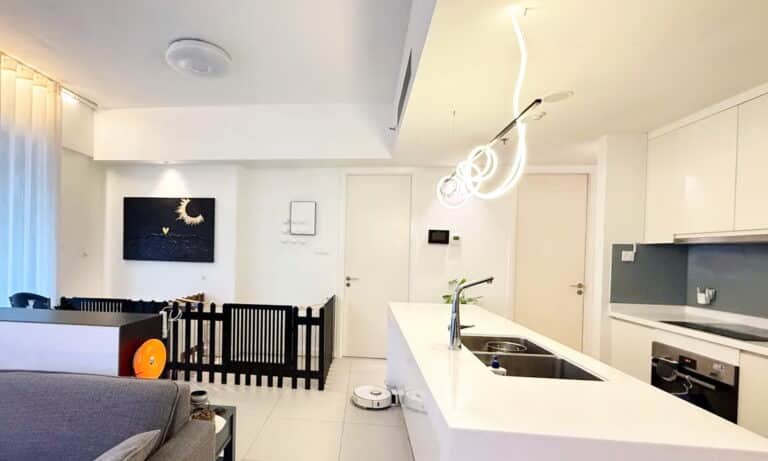 Gateway Thảo Điền cho thuê căn hộ 2 phòng view sông lầu cao nội thất xịn