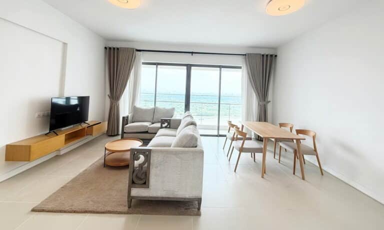 Gateway Thảo Điền cho thuê căn 2 phòng ngủ view sông lầu cao nội thất đẹp