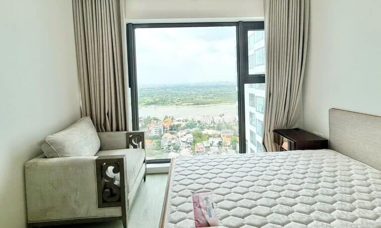 Gateway Thảo Điền cho thuê căn 2 phòng ngủ view sông lầu cao nội thất đẹp