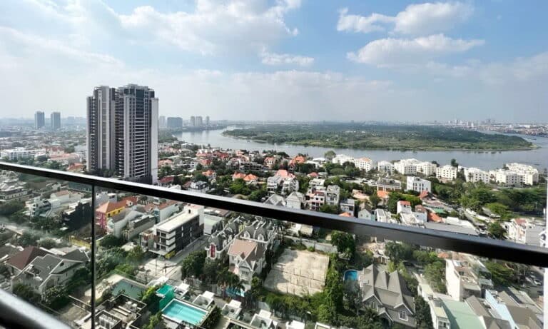 Gateway Thảo Điền 3 phòng ngủ cho thuê view sông tầng cao có nội thất