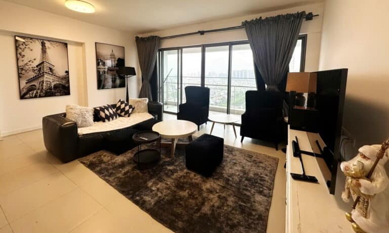 Gateway Thảo Điền 4 phòng ngủ cho thuê nội thất cao cấp view L81 lầu cao