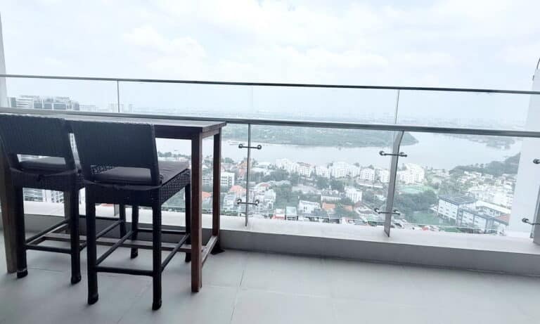 Gateway Thảo Điền bán căn hộ 4 phòng ngủ không nội thất view sông tầng cao