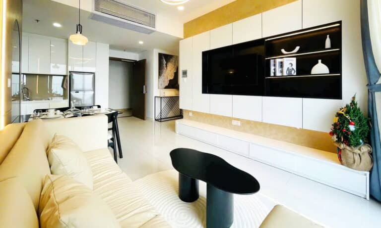 Masteri An Phú cho thuê căn hộ 1 phòng ngủ nội thất tốt lầu cao mát mẻ