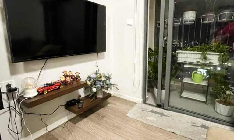 Masteri An Phú căn hộ 1 phòng ngủ cho thuê có đủ nội thất toà A lầu cao