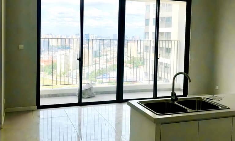 Masteri An Phú căn hộ 2 phòng ngủ nhà trống cho thuê lầu cao view quận 1