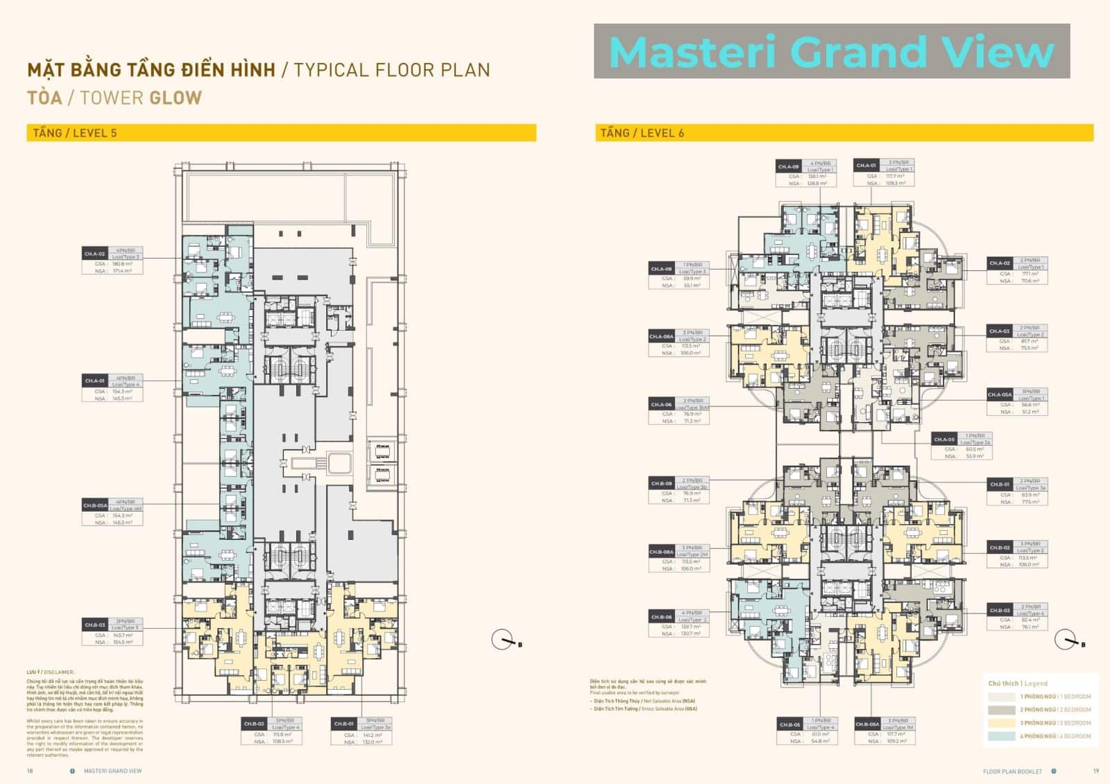 Mặt bằng Masteri Grand View: Thiết kế tối ưu không gian sống