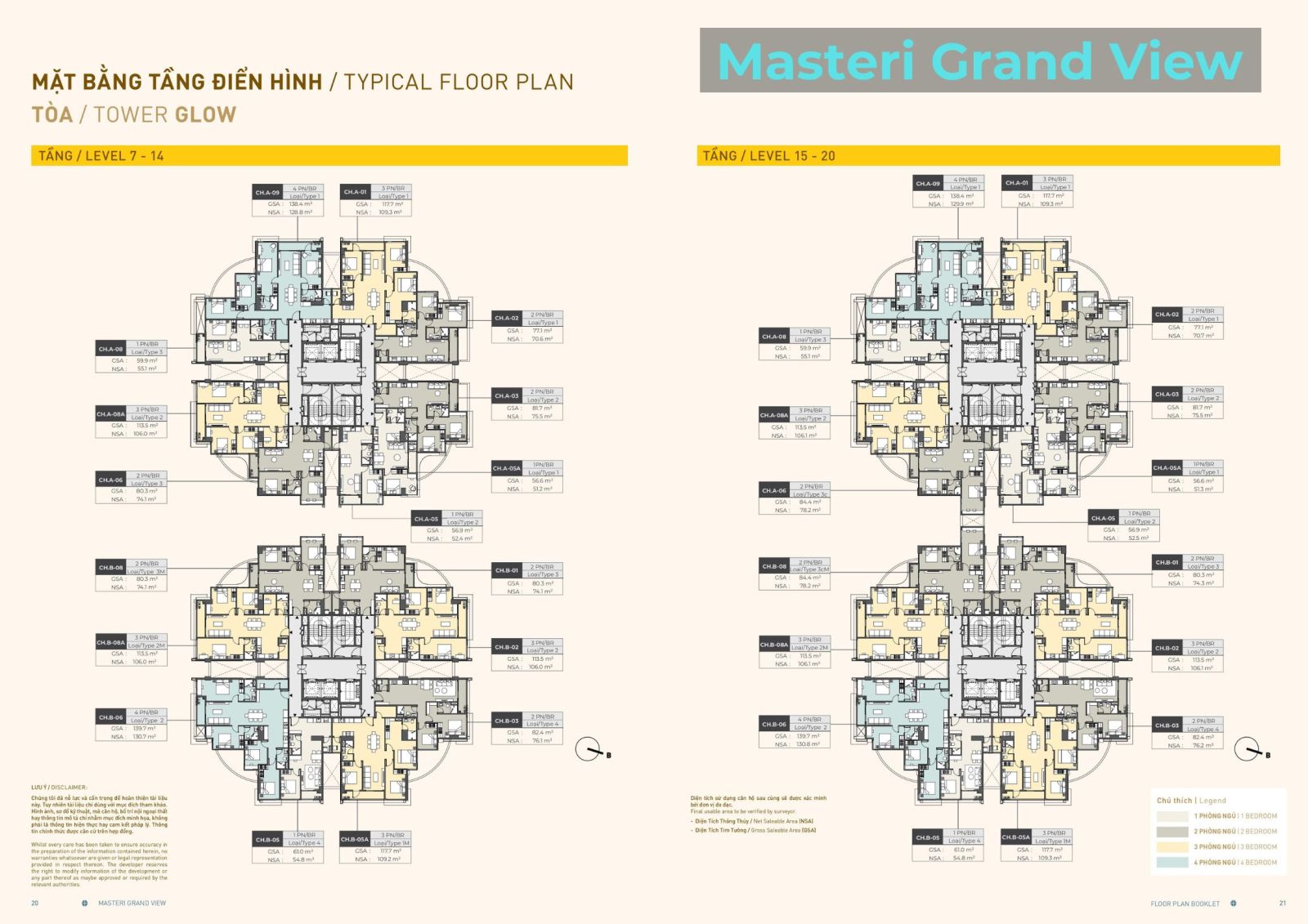 Mặt bằng Masteri Grand View: Thiết kế tối ưu không gian sống