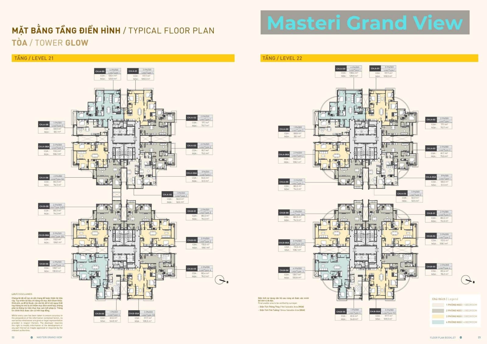 Mặt bằng Masteri Grand View: Thiết kế tối ưu không gian sống