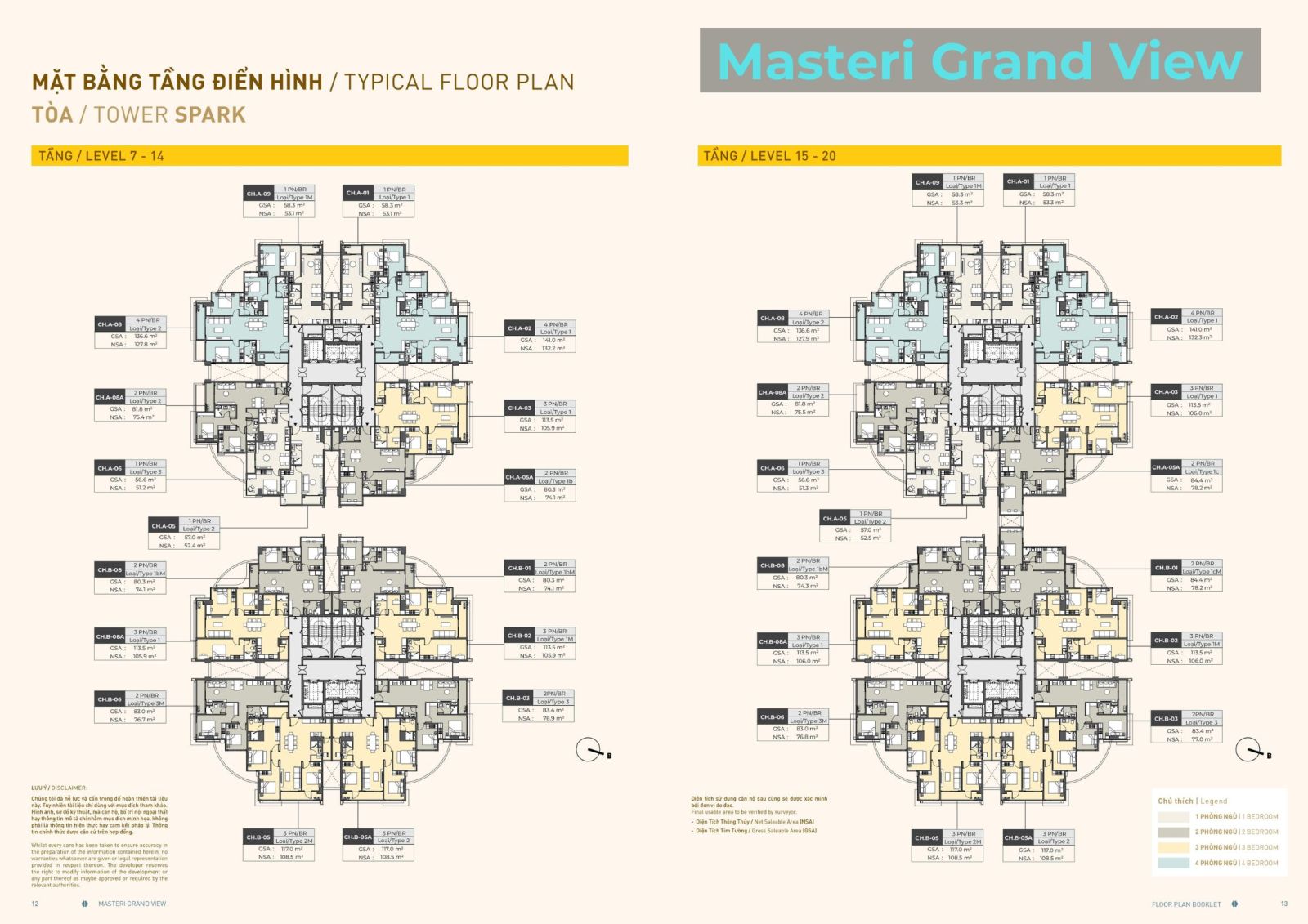 Mặt bằng Masteri Grand View: Thiết kế tối ưu không gian sống