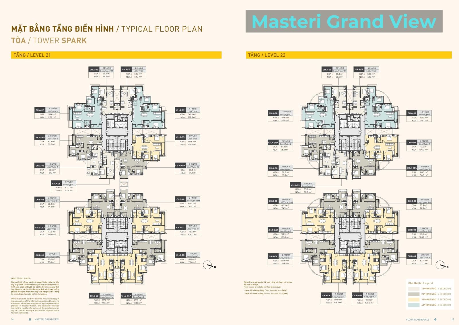 Mặt bằng Masteri Grand View: Thiết kế tối ưu không gian sống