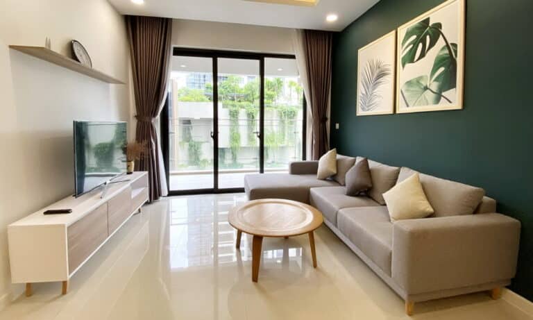 Estella Heights cho thuê căn hộ 2 phòng ngủ rộng nội thất đẹp view hồ bơi