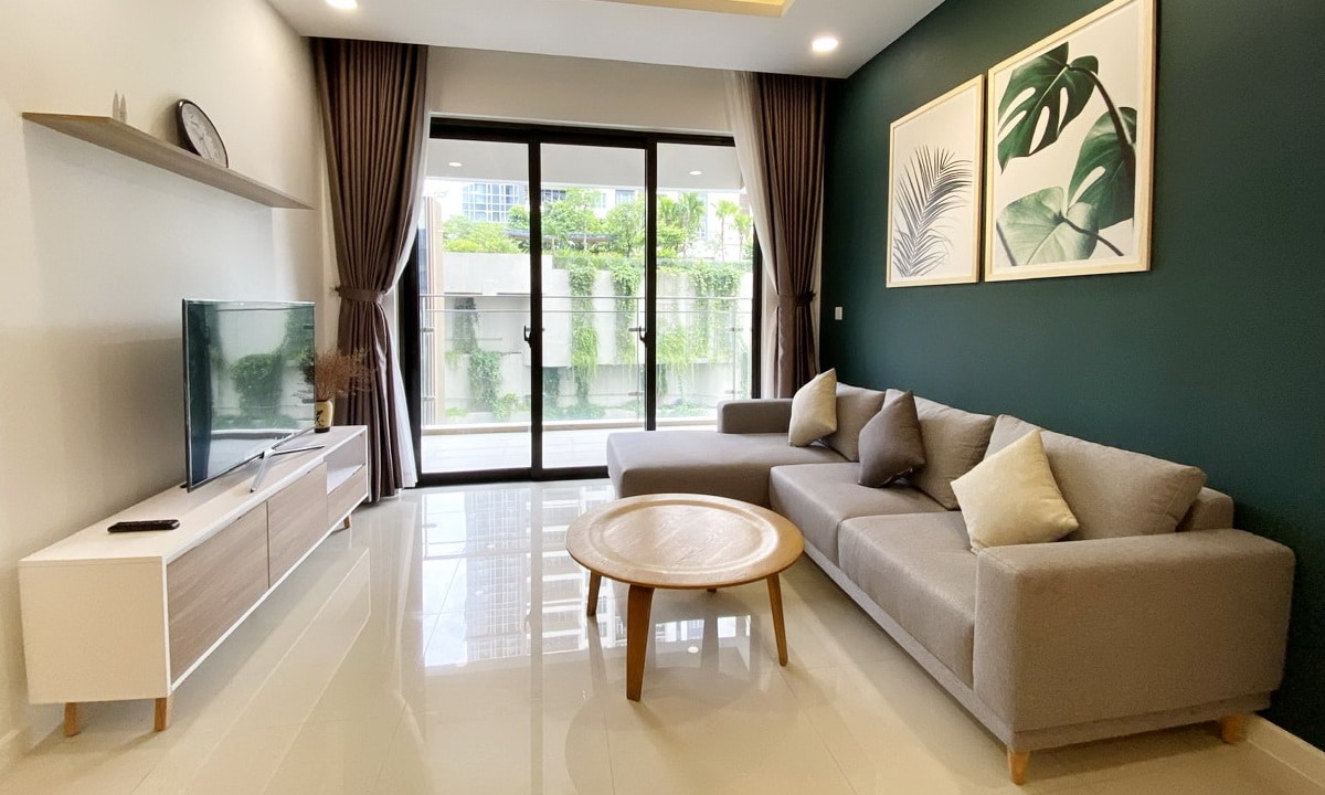 Estella Heights cho thuê căn hộ 2 phòng ngủ rộng nội thất đẹp view hồ bơi