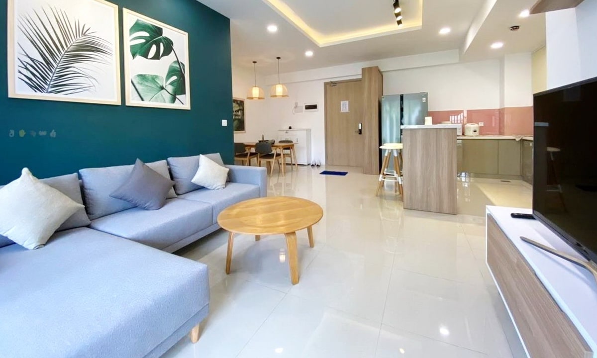 Estella Heights cho thuê căn hộ 2 phòng ngủ rộng nội thất đẹp view hồ bơi