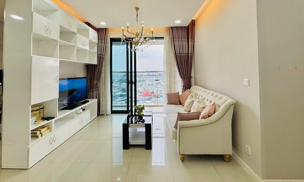 Estella Heights cho thuê căn hộ 2 phòng ngủ nội thất cao cấp view L81 thoáng