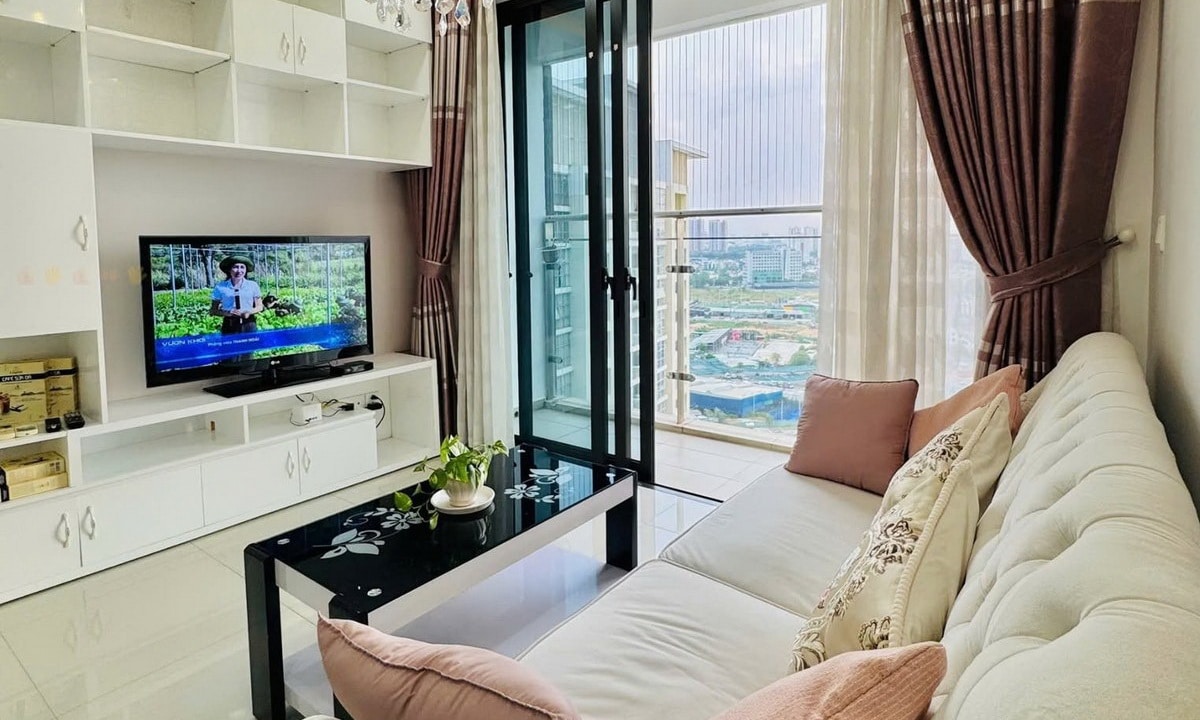 Estella Heights cho thuê căn hộ 2 phòng ngủ nội thất cao cấp view L81 thoáng