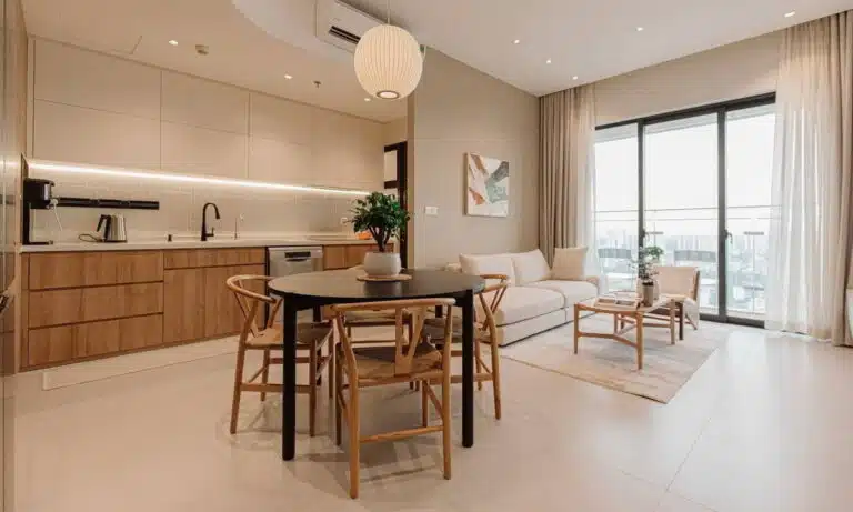 Estella Heights căn hộ 2 phòng ngủ bán nội thất cao cấp lầu cao view L81