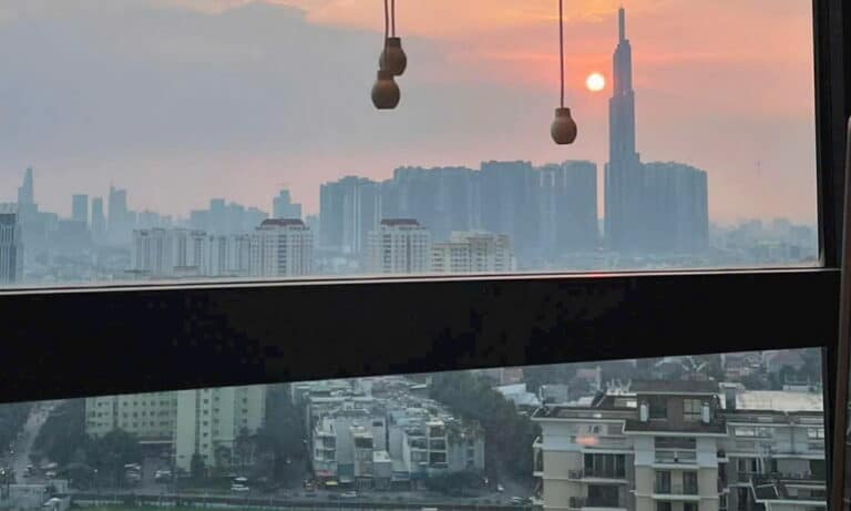 Estella Heights căn hộ 2 phòng ngủ bán nội thất cao cấp lầu cao view L81