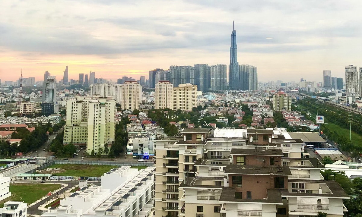 Estella Heights cho thuê căn hộ 2 phòng ngủ nội thất cao cấp view L81 thoáng