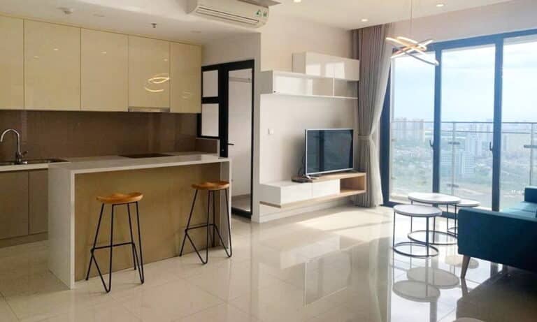 Estella Heights căn hộ 2 phòng ngủ bán nội thất đầy đủ lầu cao view L81 đẹp