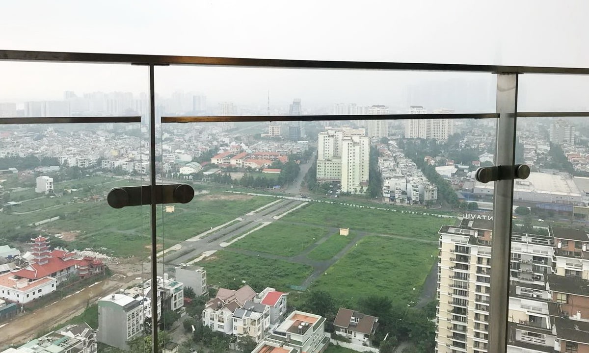 Estella Heights căn hộ 2 phòng ngủ bán nội thất đầy đủ lầu cao view L81 đẹp