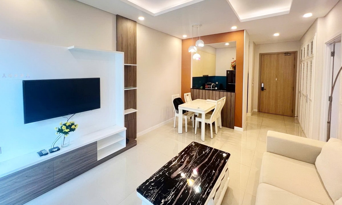 Estella Heights cho thuê căn hộ 1 phòng ngủ đầy đủ nội thất lầu cao mát mẻ