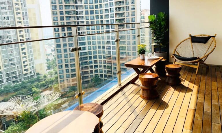 Estella Heights cho thuê căn hộ 4 phòng ngủ đẹp view nội khu thoáng mát