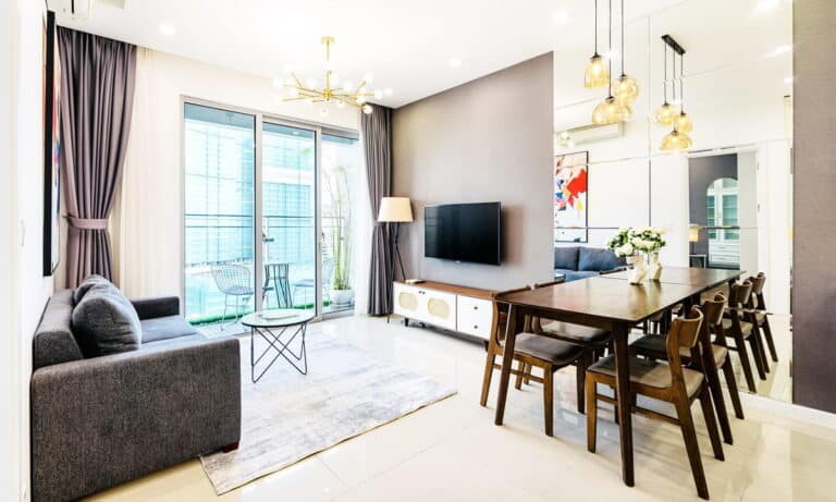 Estella Heights cho thuê căn 1 phòng ngủ nhà đẹp lầu cao view thoáng mát
