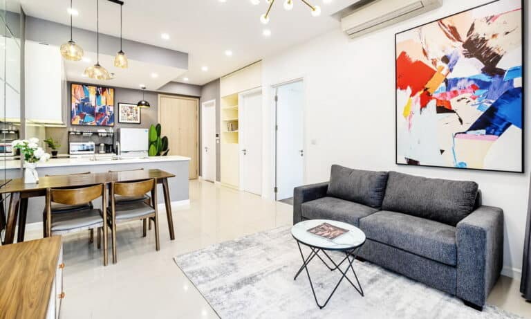 Estella Heights cho thuê căn 1 phòng ngủ nhà đẹp lầu cao view thoáng mát