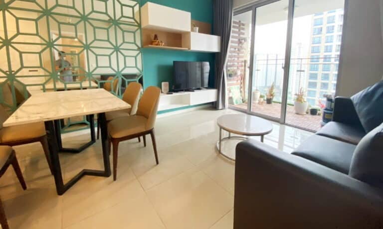 Estella Heights cho thuê căn hộ 1 phòng ngủ đầy đủ nội thất view hồ bơi mát