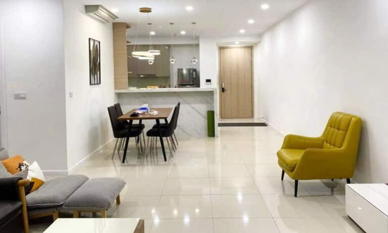 Estella Heights cho thuê căn hộ 3 phòng ngủ có nội thất lầu cao view mát mẻ