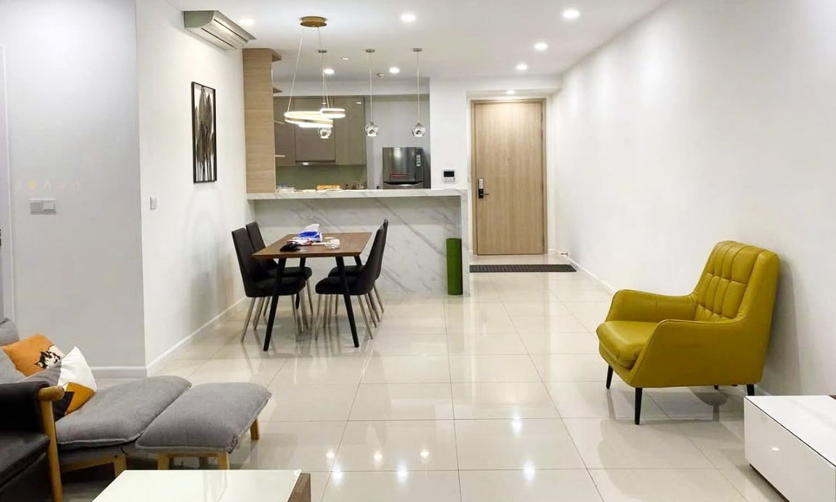 Estella Heights cho thuê căn hộ 3 phòng ngủ có nội thất lầu cao view mát mẻ