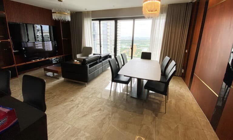 Estella Heights cho thuê căn hộ 4 phòng ngủ rộng đầy đủ nội thất tầng 24