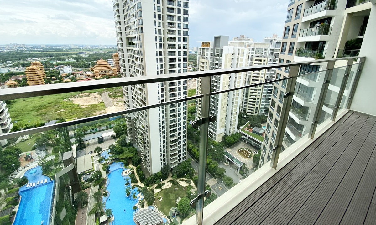 Estella Heights cho thuê căn hộ 4 phòng ngủ rộng nội thất cơ bản tầng 18
