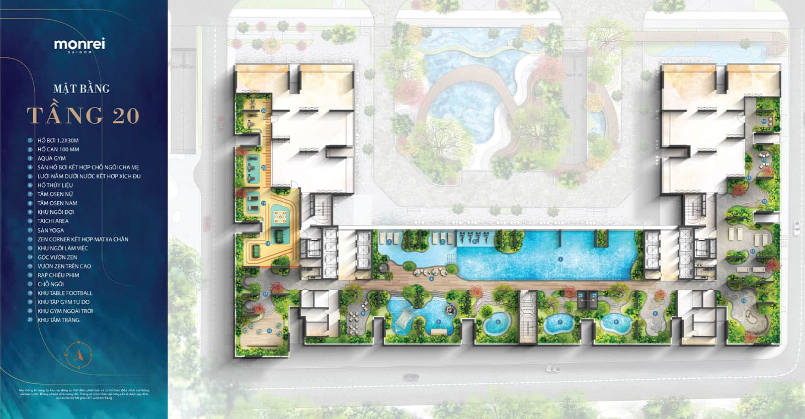Mặt Bằng Căn Hộ Monrei Saigon Chi Tiết Từng Loại Căn