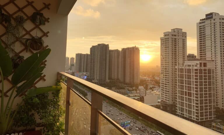 Estella Heights căn hộ 1 phòng ngủ bán nhà trống lầu cao view thoáng mát
