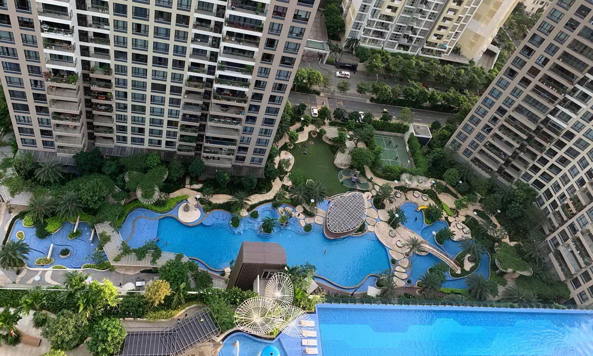 Estella Heights cho thuê căn hộ 3 phòng ngủ có nội thất lầu cao view mát mẻ