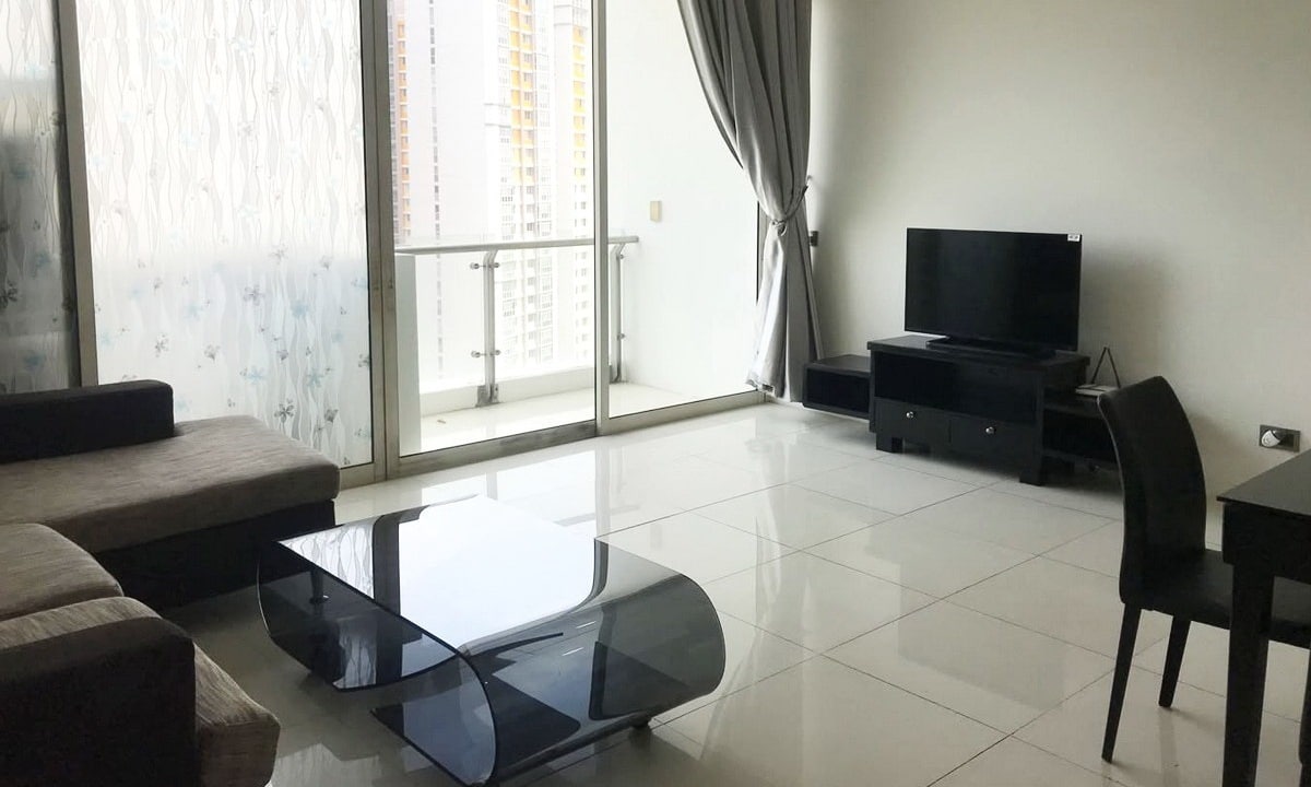 The Estella cho thuê căn hộ 2 phòng ngủ tầng cao có nội thất view thoáng mát