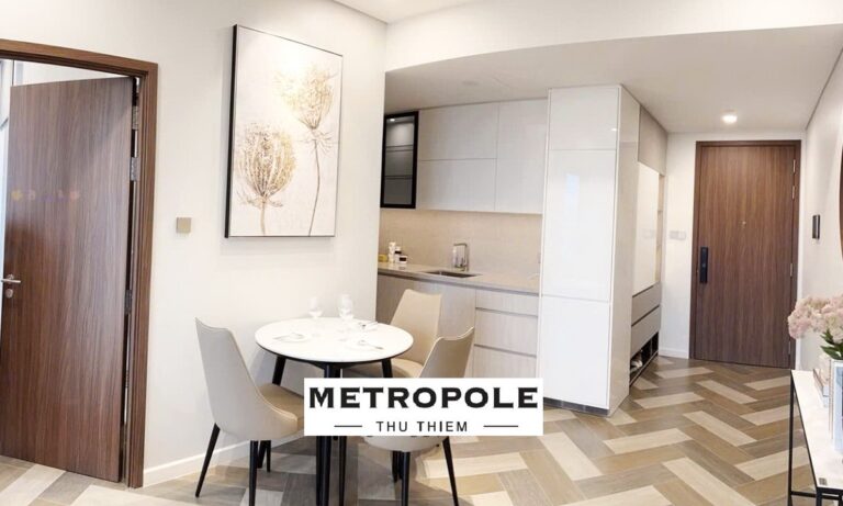 The Metropole khu Galleria căn 1 phòng ngủ cho thuê nội thất đẹp lầu cao