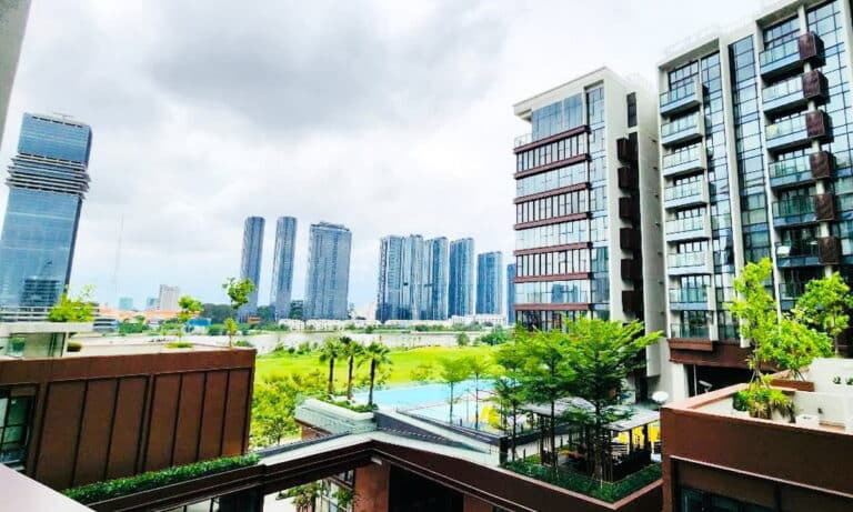 The Metropole khu Galleria căn hộ 1 phòng ngủ cho thuê đẹp đầy đủ nội thất