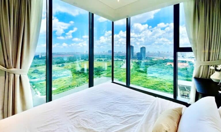 The Metropole khu Opera 2 phòng ngủ cho thuê lầu cao view sông có nội thất