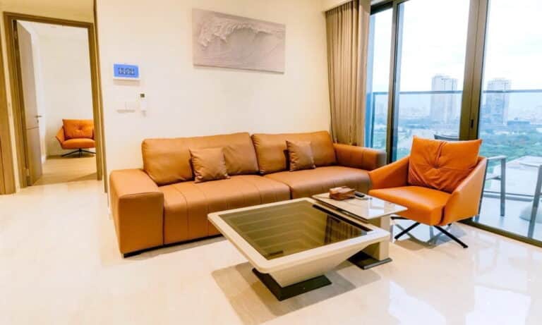 The Metropole khu Opera căn 2 phòng ngủ cho thuê view sông nội thất đẹp