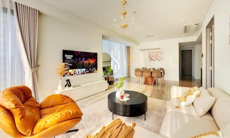 The Metropole Opera cho thuê căn hộ 3 phòng ngủ nội thất xịn view sông