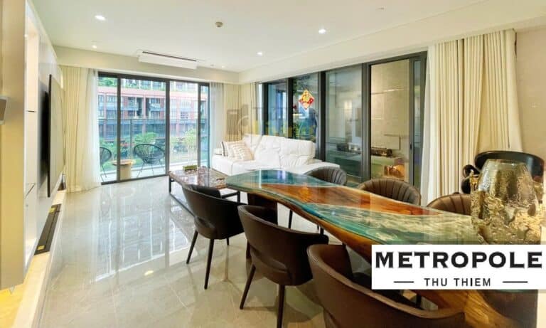 The Metropole Opera cho thuê 3 phòng ngủ nội thất sang trọng view thoáng