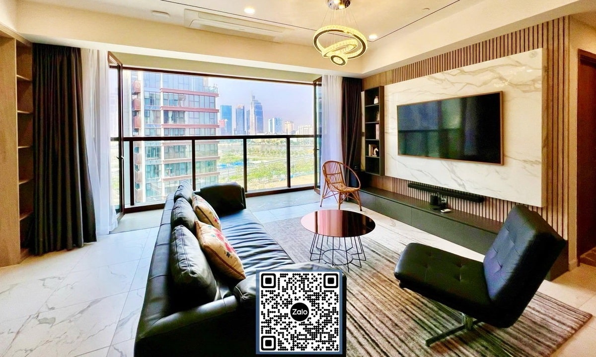 The Metropole Galleria cho thuê 3 phòng ngủ có nội thất view đẹp thoáng